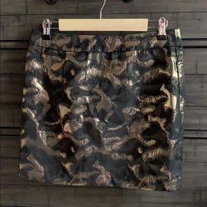 Gold party skirt perfect for a night out!